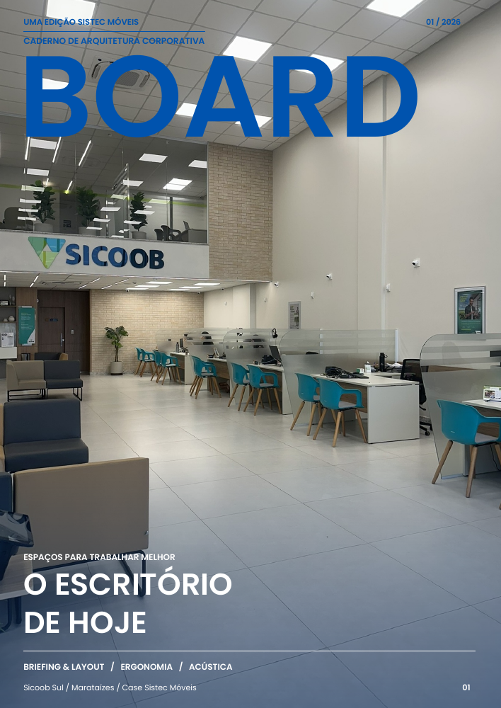 Capa da BOARD, edição 01: O escritório de hoje
